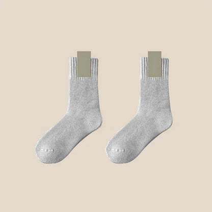 3Pairs Women's Thermal Boot Socks-Thick Warm Soft Cotton Socks for Winter Outdoor Girl Classic Socks Cold Weather Warm Footwear