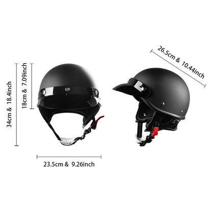 Cycking Motorcycle Helmet Four Seasons Riding Half Helmet Men Women Scooter Cute Retro