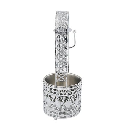 Silver Hookah Charcoal Holder Basket Stainless Steel Shisha Hookahs Shisha Carbon Basket for Hookah Chicha Narguile Accessories