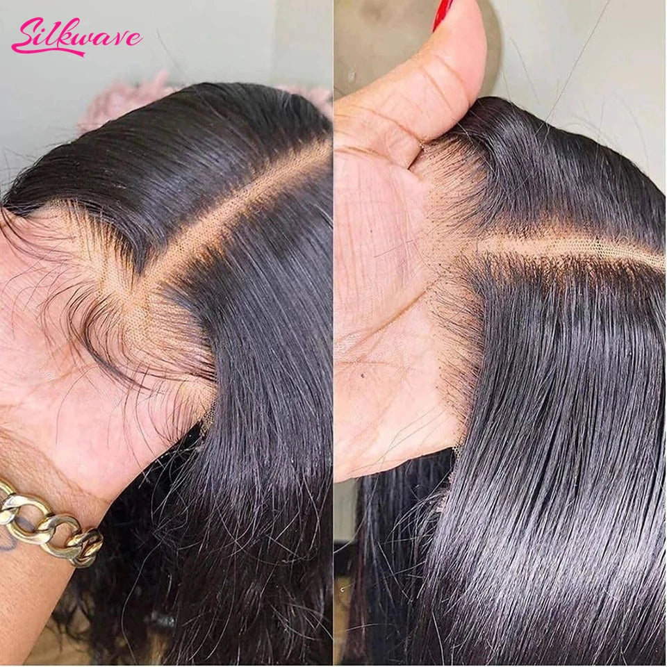 Straight 13x6 Lace Front Human Hair Wigs 360 Transparent Full Lace Wig 4x4 5x5 Lace Glueless Wigs For Black Women 30 40 Inches