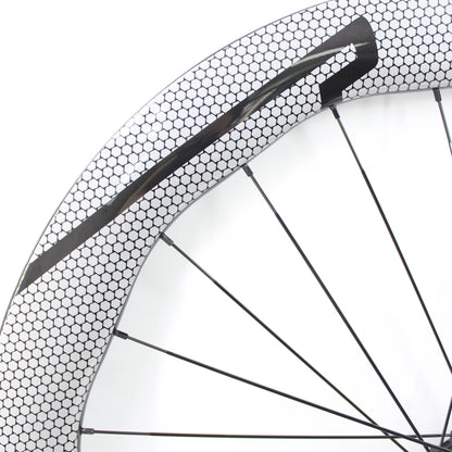 Newest 700C Cyclocross Travel Gravel Road Bike Full Carbon Fibre Bicycle Disc brake Wheelset carbon clincher tubeless rims wave