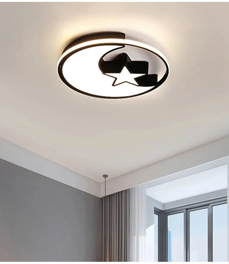 Modern LED Ceiling Light Minimalist Bedroom Lamp Home Decor Ceiling Chandelier Children's Room Lustre Living Room Lights Fixture