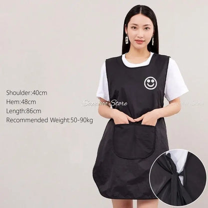 M/L/XL/2XL/3XL Pet Groomer Lapel Work Clothes Unisex Summer Salon Hairdressers Wrap Short Sleeves Barber Shop Gown Uniform