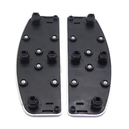 Motorcycle Chrome Skull Zombie Rider Footboard Insert Kit For 1980-Up Harley Davidson TOURING FLHT FLT FLTR FLHR FLHS SOFTAIL