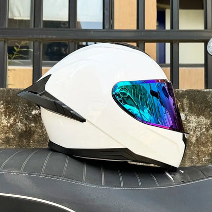 LVS motorcycle helmet men's and women's full face helmet double lens racing helmet DOT certification casco moto