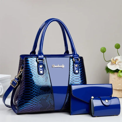 3Piece Set Women's Bag 2025 Trend New in Fashion Niche Ladies Shoulder Tote Bags for Women Shopping & Travel Bag Women Handbag