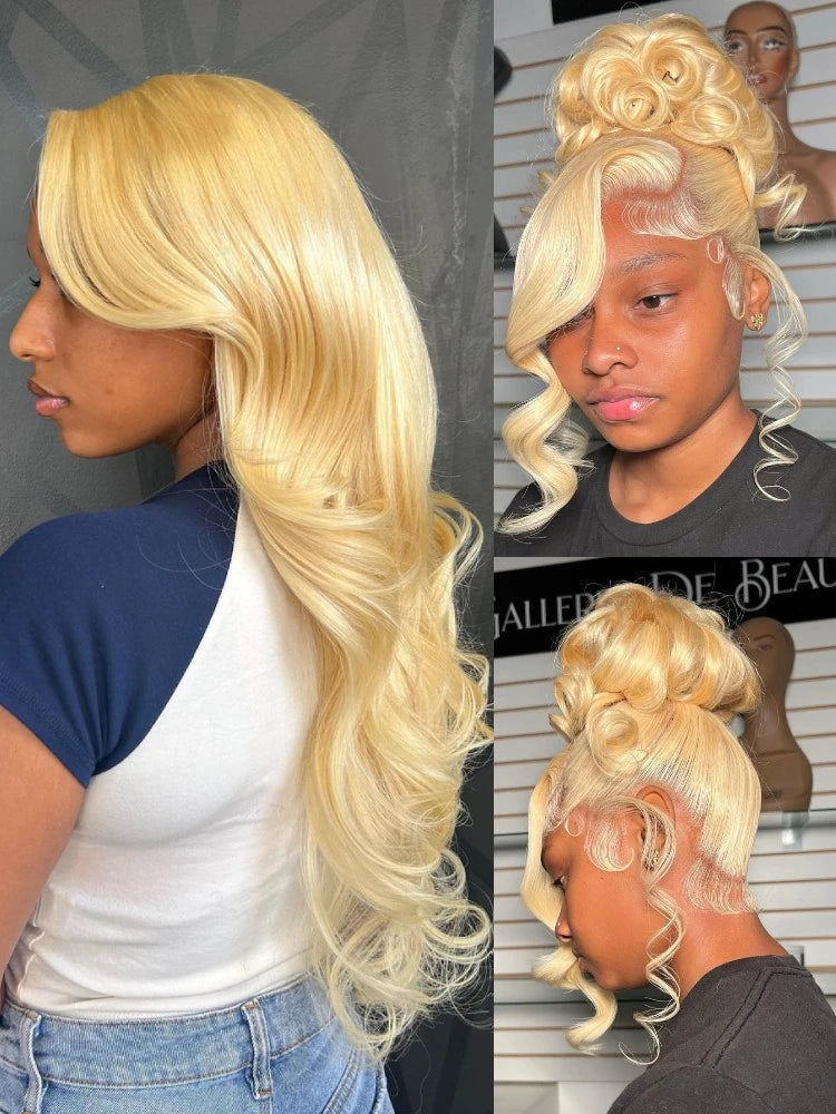 613 Honey Blonde 360 Lace Wigs Human Hair Pre Plucked Body Wave Lace Front Wig 13x4 13x6 Lace Front Frontal Wigs for Black Women