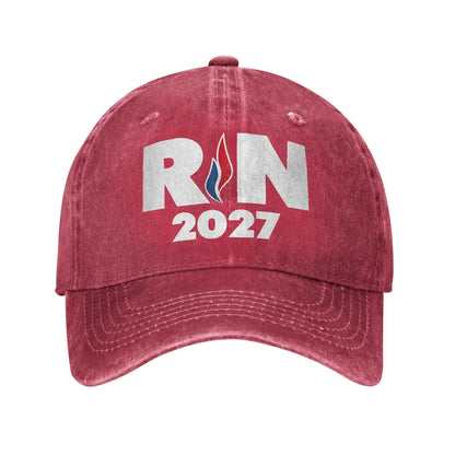 Summer RN 2027 National Gathering Baseball Cap Sun National Rassemblement Sunscreen Washed Trucker Hat Unisex Baseball Caps