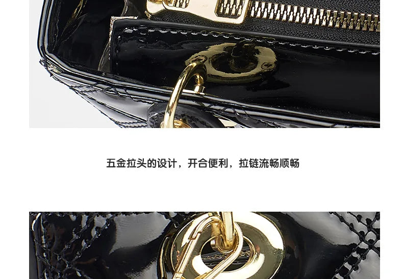 Patent Leather High Quality Female Handbags Luxury Designer Handbag Crossbody Bags Ladies Hand Shoulder Bags for Women Tote Bag