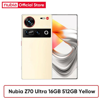Nubia Z70 Ultra 5G Smartphone Snapdragon 8 Elite Processor 6.85' 144Hz AMOLED Display NFC  Global Version 16GB 512GB