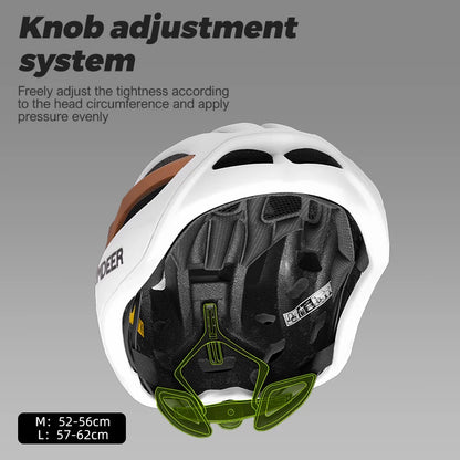 Eastinear new bicycle helmet ultra light breathable men and women outdoor sports cycling safety helmet with magnetic tail light
