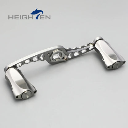 HEIGHTEN Baitcasting Reel Mod Kit Double Handle Center Distance 95mm +Diameter 21mm Knobs Lure Fishing Modification Accessories