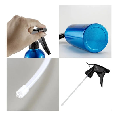 300/500ML Aluminum Spray Bottle Pro Salon Hairdressing High Pressure Refillable Sprayer Barbershop Home Use Tool Accessories