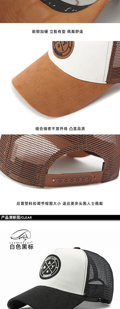 Korean Version Baseball Cap Mesh Hat Men Women Summer Spring Outdoor Sunscreen Sun Hat Casual Versatile Women Sport Cap