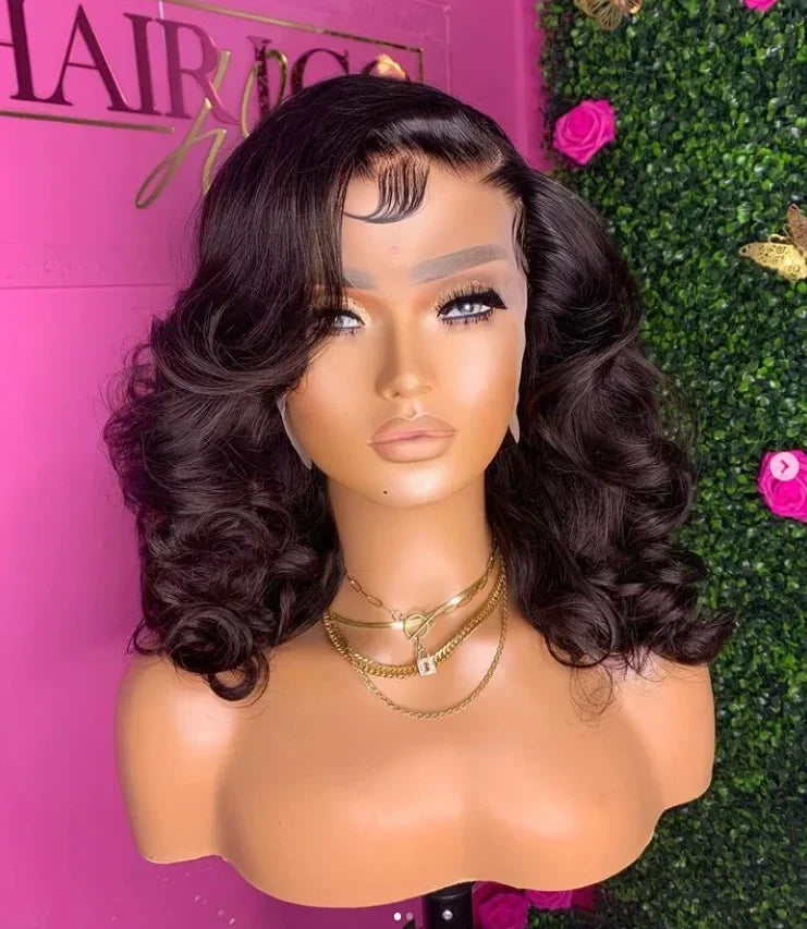 13x4 Body Wave Lace Front Wig Human Hair PrePlucked Brazilian Human Hair Lace Frontal Wigs For Women 4x4 Lace Closure Wig