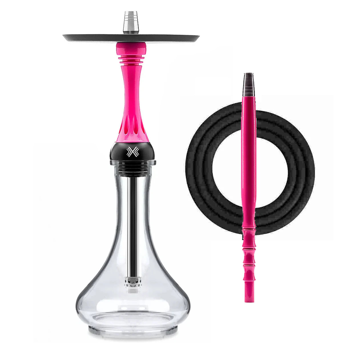 Shisha Hookah Alpha X Kappa Set with Glass Bottle Arabian Shisha Hookah Set