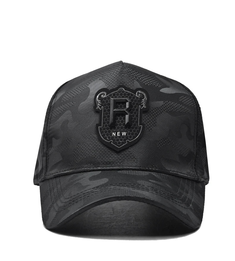 Hip hop Baseball Cap R Logo Camouflage Hat Men's and Women's Summer Sun Hat Adjustable Hiking hat Hip Hop Trucker hat