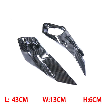 motorcycles For Kawasaki Ninja H2 H2R 2015-2024 Sur-Ron 100% Full Carbon Fiber Lower Fairing Winglets Fairings Motorcycles