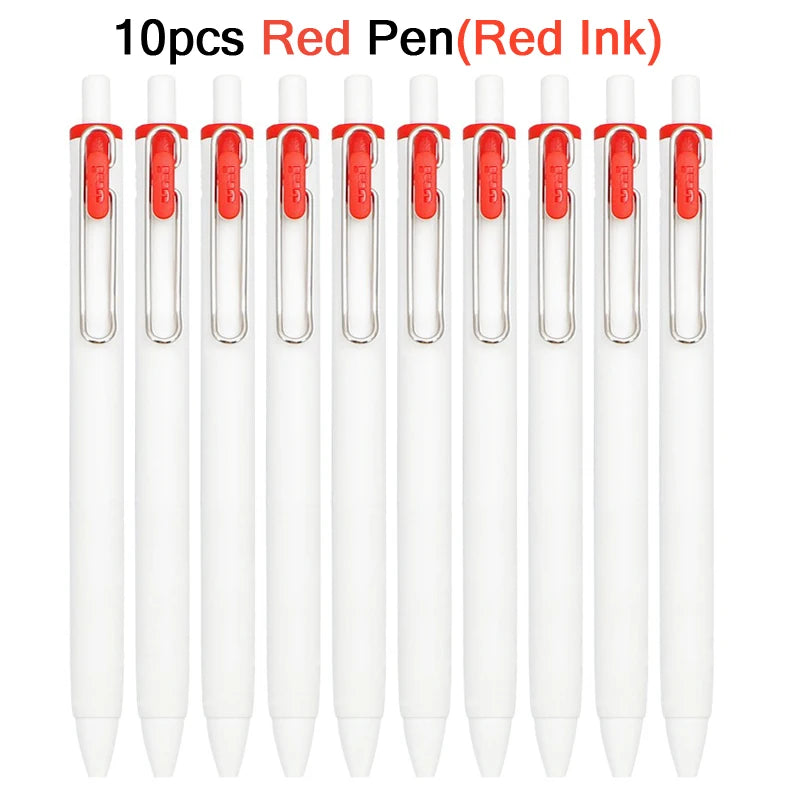 uni-ball one Mitsubishi Limted Gel Pen,Black/Red/Blue/Navy Blue Core Black Technology Signing Canetas for homework,test,meeting