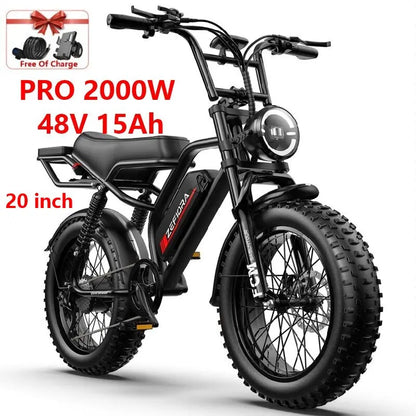 Cheap 2000w Adult Men\'s Bike,20 26 Inch Capable Climbing 45° Slope 30-50mph 30-60mile 48v Aluminum Alloy,for Electric Bicycle