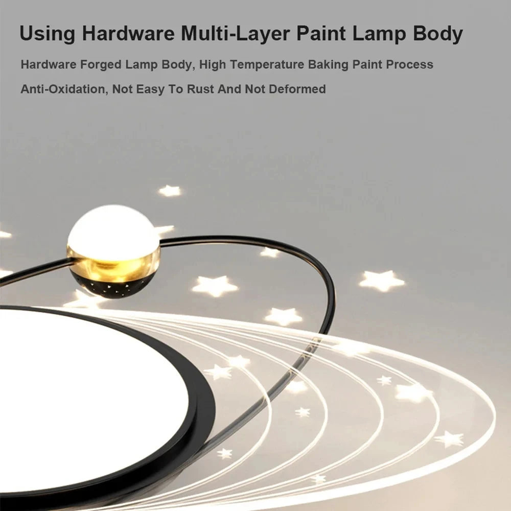 Modern Simple LED Ceiling Lamp Home Decor Bedroom Study Fixture Creative Dining Living Room Lights Children's Room Chandelier