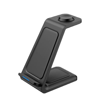 3 In 1 Magnetic Wireless Charger Stand For iPhone 16 15 14 13 Pro Max Apple Watch 9 8 AirPods Fast Charging For Samsung Xiaomi