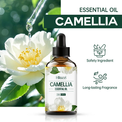 Camellia Oil Essential - Pure Natural Moisturizer for Face & Hair, Hydrating, Non - Greasy Multifunctional essential oil for all