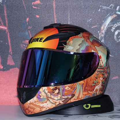 Full Face Motorcycle Helmet Men Women DOT Winter Safety Anti-Fog Waterproof Riding Motorbike Helmet Casco Motocross