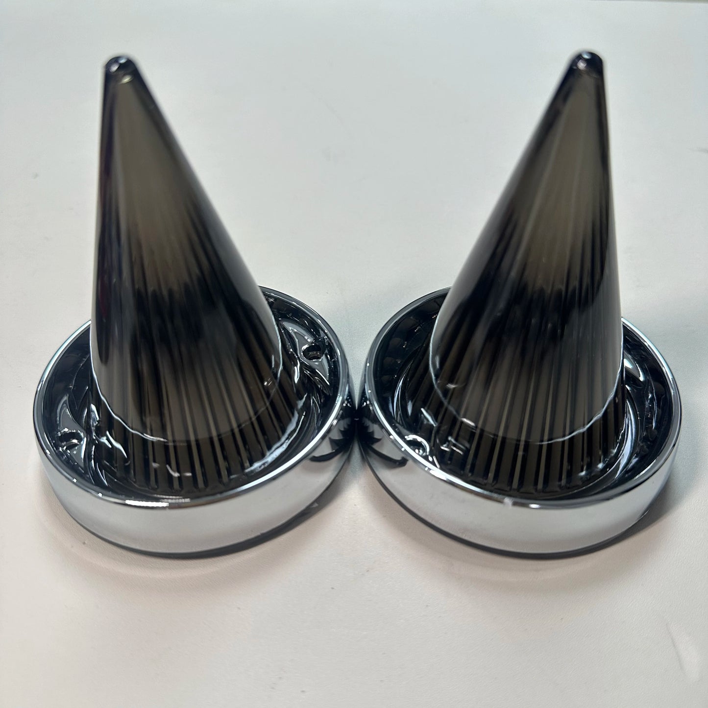Pair Motorcycle Indicator Lens Cover Turn Signal Light Cap For Harley Touring Road Glide Road King Electra Tour Glide 1986-2021