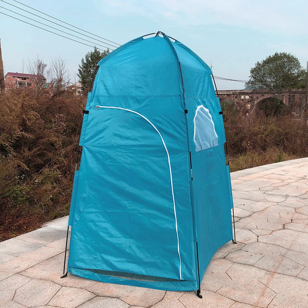 Portable Outdoor Shower Bath Changing Fitting Room Tent Shelter Camping Beach Privacy Toilet photography tent Camping Tent