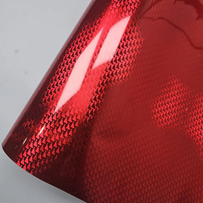 High Glossy Red Blue Green Purple Gold Aircraft Pattern Plated Carbon Fiber Sticker Car Body Films Wrap Vinyl Car Film Wrapping