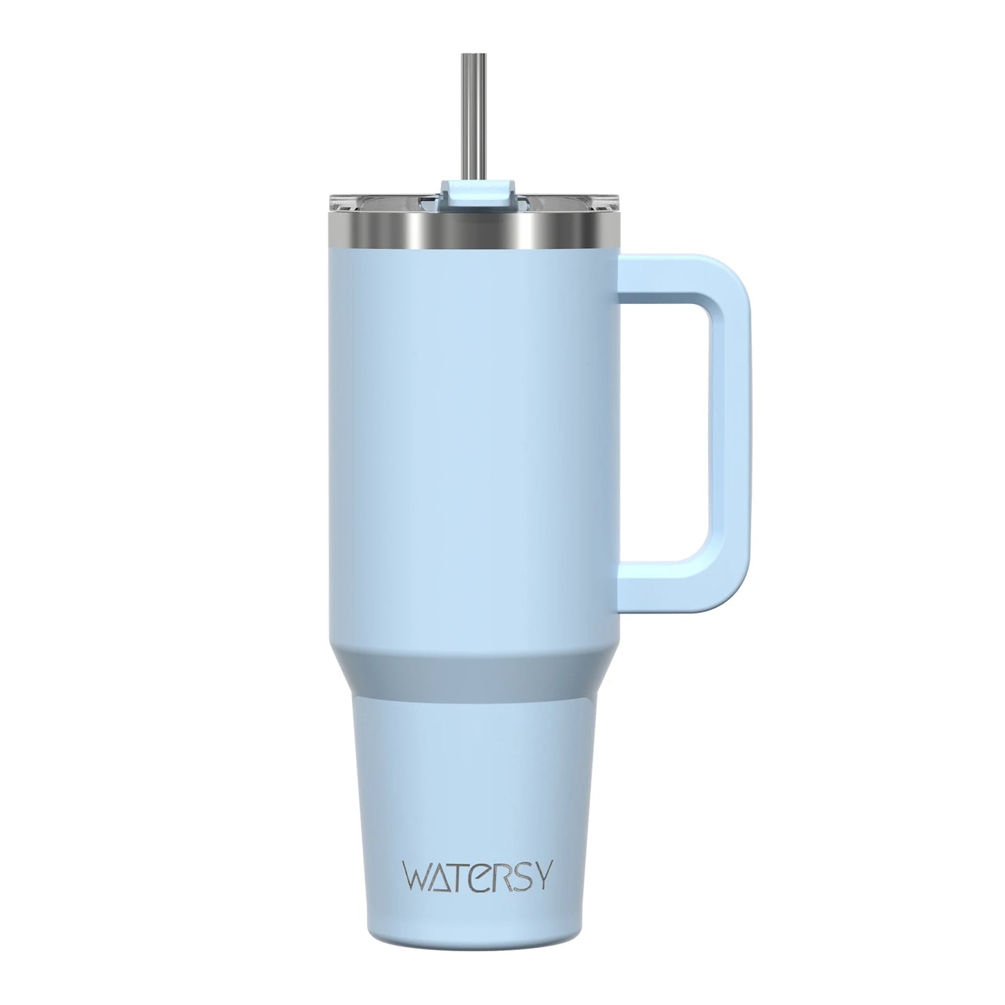 591ml Stainless Steel Insulated Cup 20oz Tumbler with Handle and Straw Keep Cold and Hot Thermal Mug Portable Car Travel Mug
