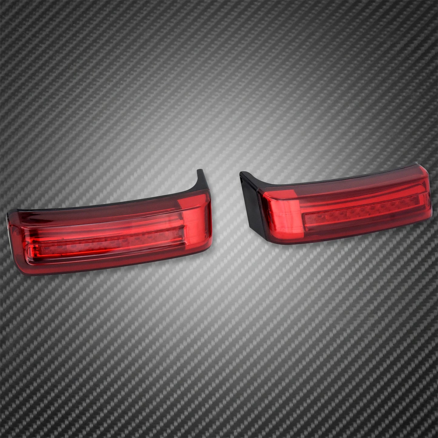 2xMotorcycle LED SaddleBag Turn Lamp Light Run Brake Light For Harley Touring Street Glide Road King FLHR Limited CVO 2014-2022