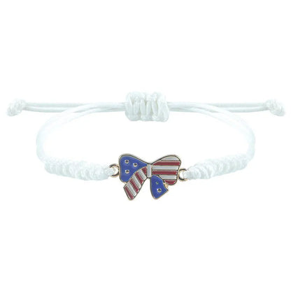 New stylish alloy USA Independence Day Bracelet USA Flag Election Holiday Party Honoring patriotism Bracelet accessories for men