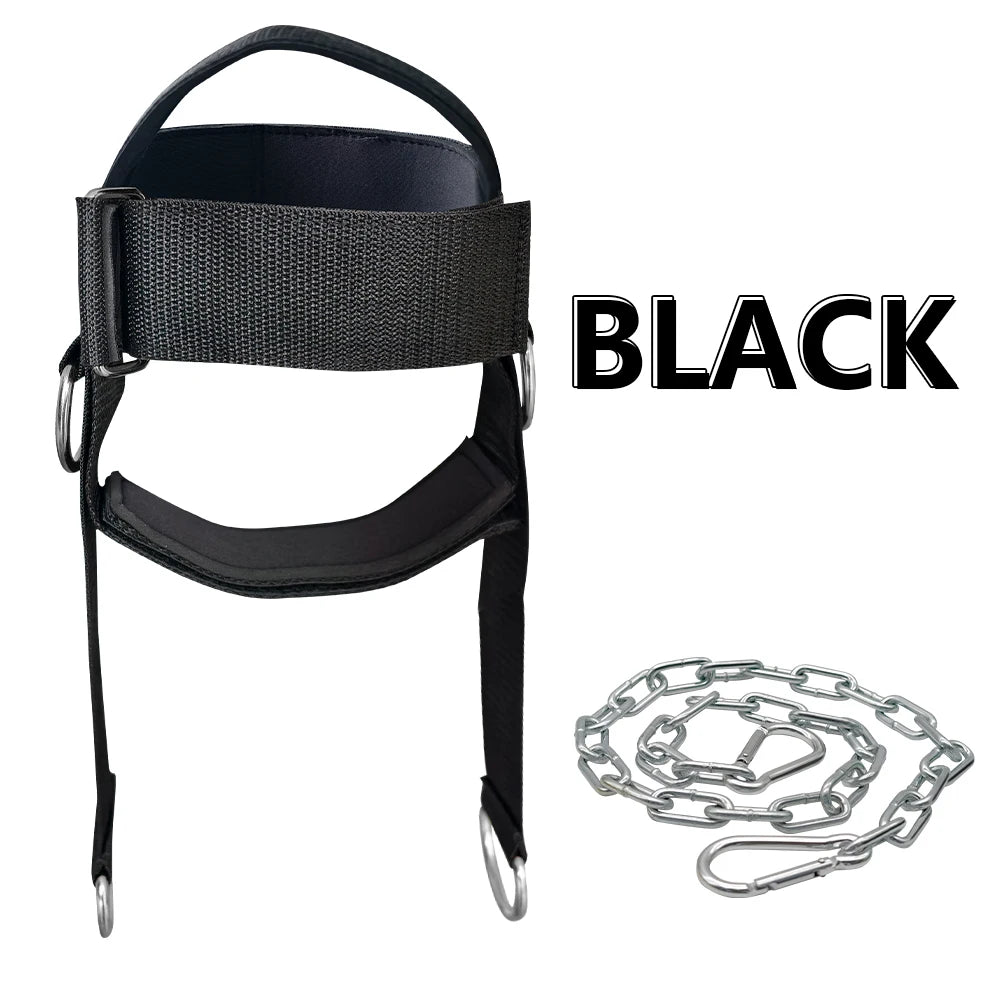 Head Harness Sports Neck Training Exerciser Strap Muscle Builder Home Gym for Strength Fitness Weight Lifting Workout Boxing MMA