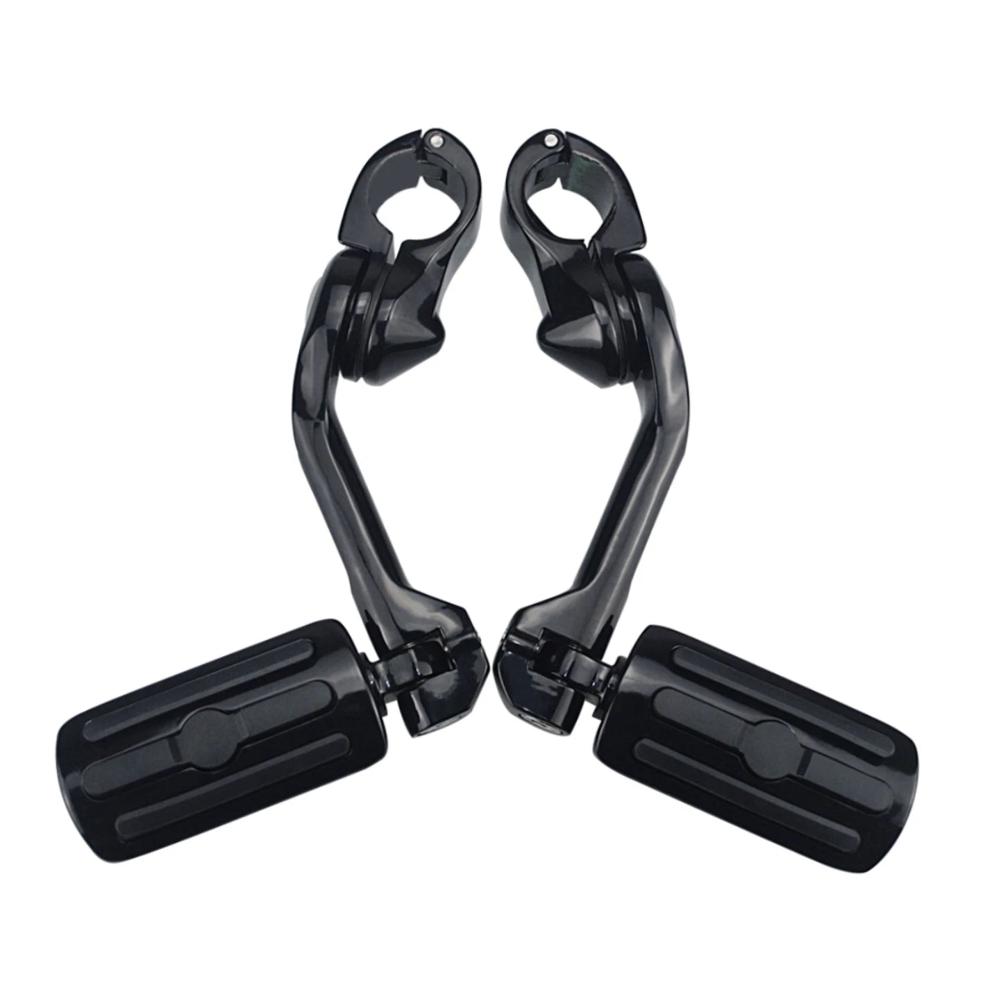 Motorcycle 1 1/4" Highway Footrest Engine Guard Mount Footpegs For Harley Road King Sportster 1200 Iron 883 Electra Street Glide