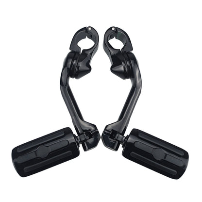 Motorcycle 1 1/4" Highway Footrest Engine Guard Mount Footpegs For Harley Road King Sportster 1200 Iron 883 Electra Street Glide