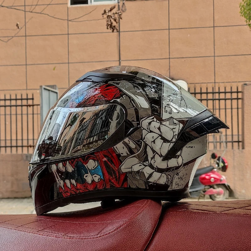 Brand new genuine JIEKAI 316 high quality full face motorcycle helmet men racing motorcycle helmet DOT capacete casqueiro casque