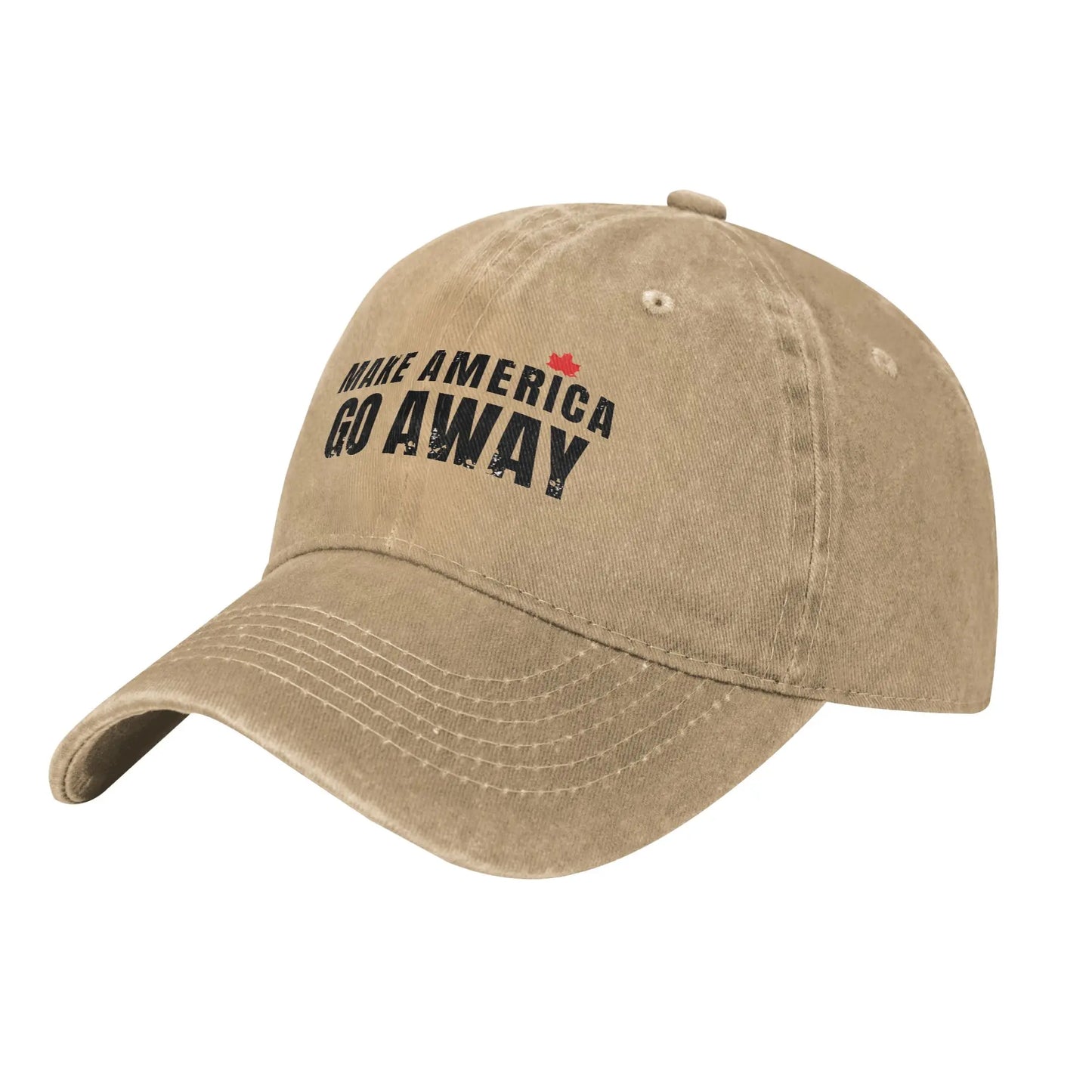 MAGA Make America Go Away  Men Women Baseball Caps Greenland Distressed Denim Caps Hat Classic Outdoor Summer Gift Headwear