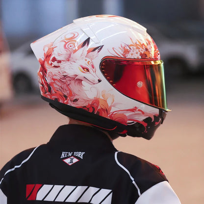MKAN Full Face Motorcycle helmet Gumiho  helmet Riding Motocross Racing Motobike Helmet