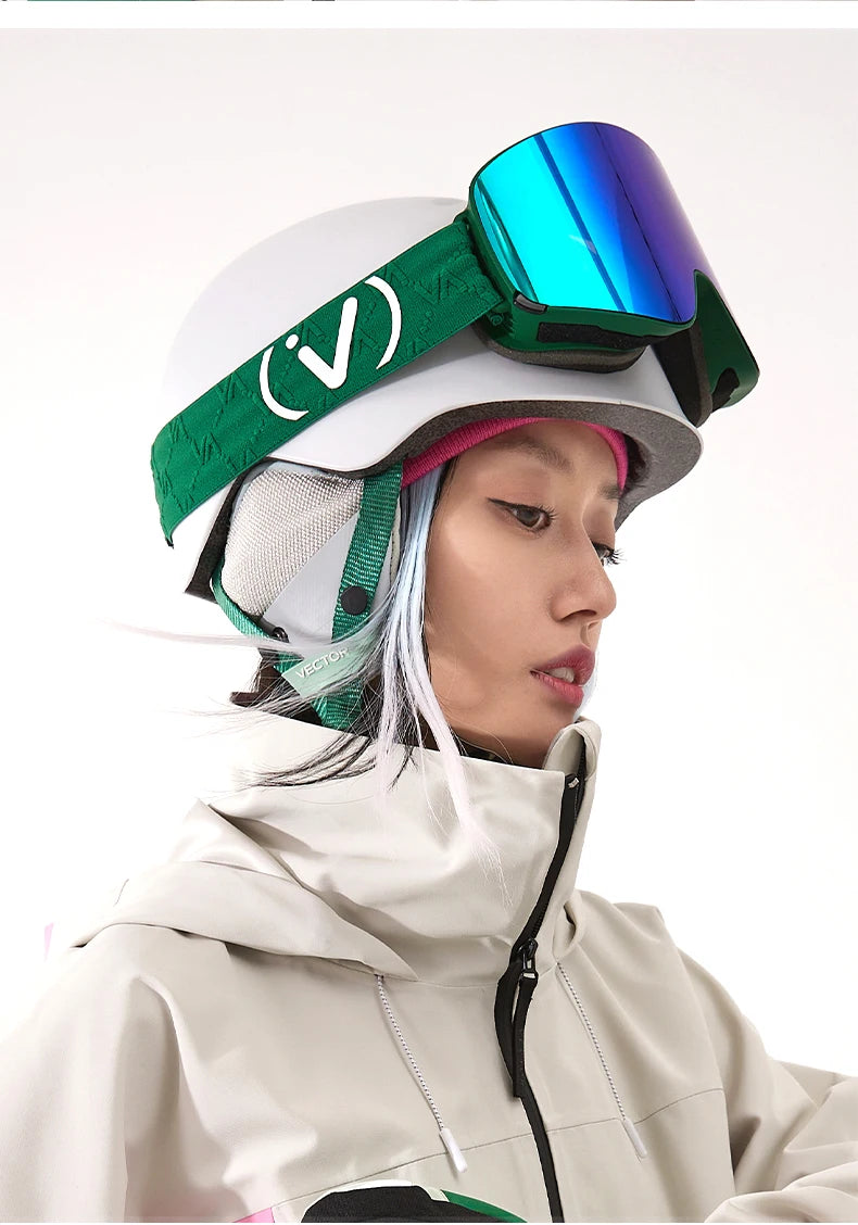 VECTOR Ski Helmet Safety Integrally-Molded Snowboard Helmet Motorcycle RemovableSkiing Snow Husband Men Women Child Kids