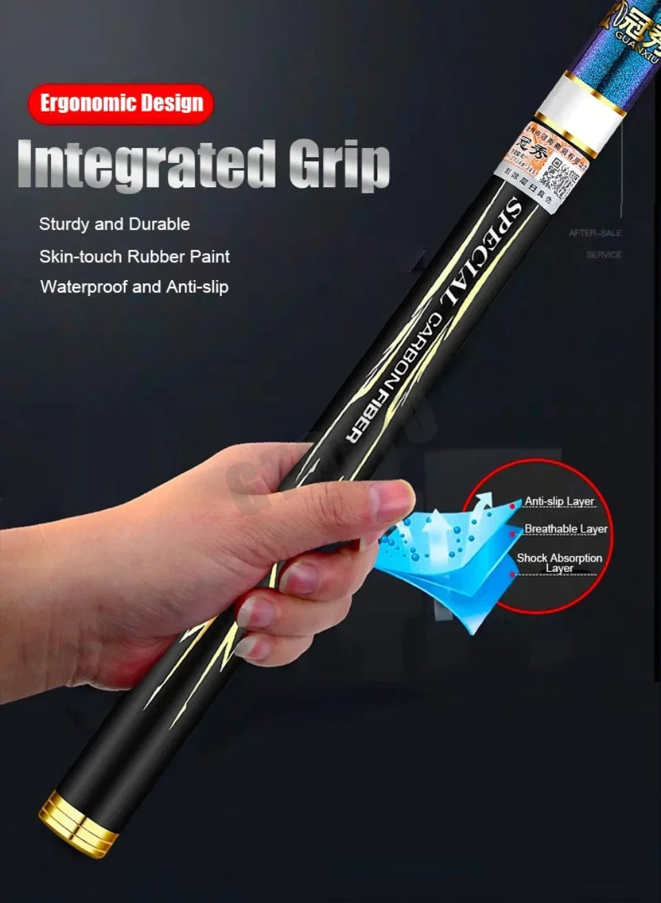 Telescopic Stream Rod 3.6M/4.5M/5.4M/6.3M/7.2M/8M/9M Carbon Reservoir Pond Fishing Rod Super Light Hard Fiber Hand Fishing Pole