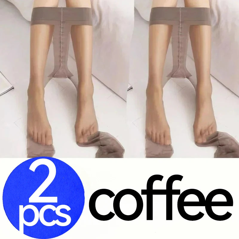 1/4Pcs 0D Stockings Women Skin Color Tights Tear Resistant Anti-cored Hook Wire Pantyhose Black Socks Slim Ultra Thin Leggings