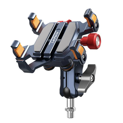 New Universal Motorcycle Phone Holder High-Quality Alloy Shock Absorption Motos Navigation Mount Motorcycle Accessories