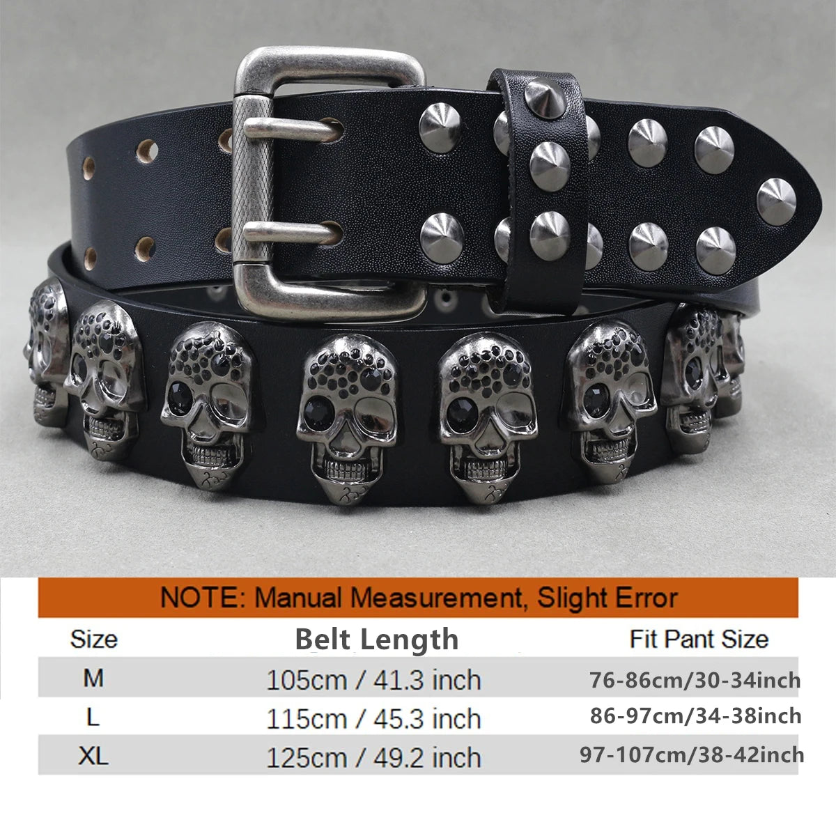 Heavy Metal Punk Belt Genuine Leather Hip Hop Belts For Men Cross Rivet Jeans belt male Strap Ceinture Homme designer belt
