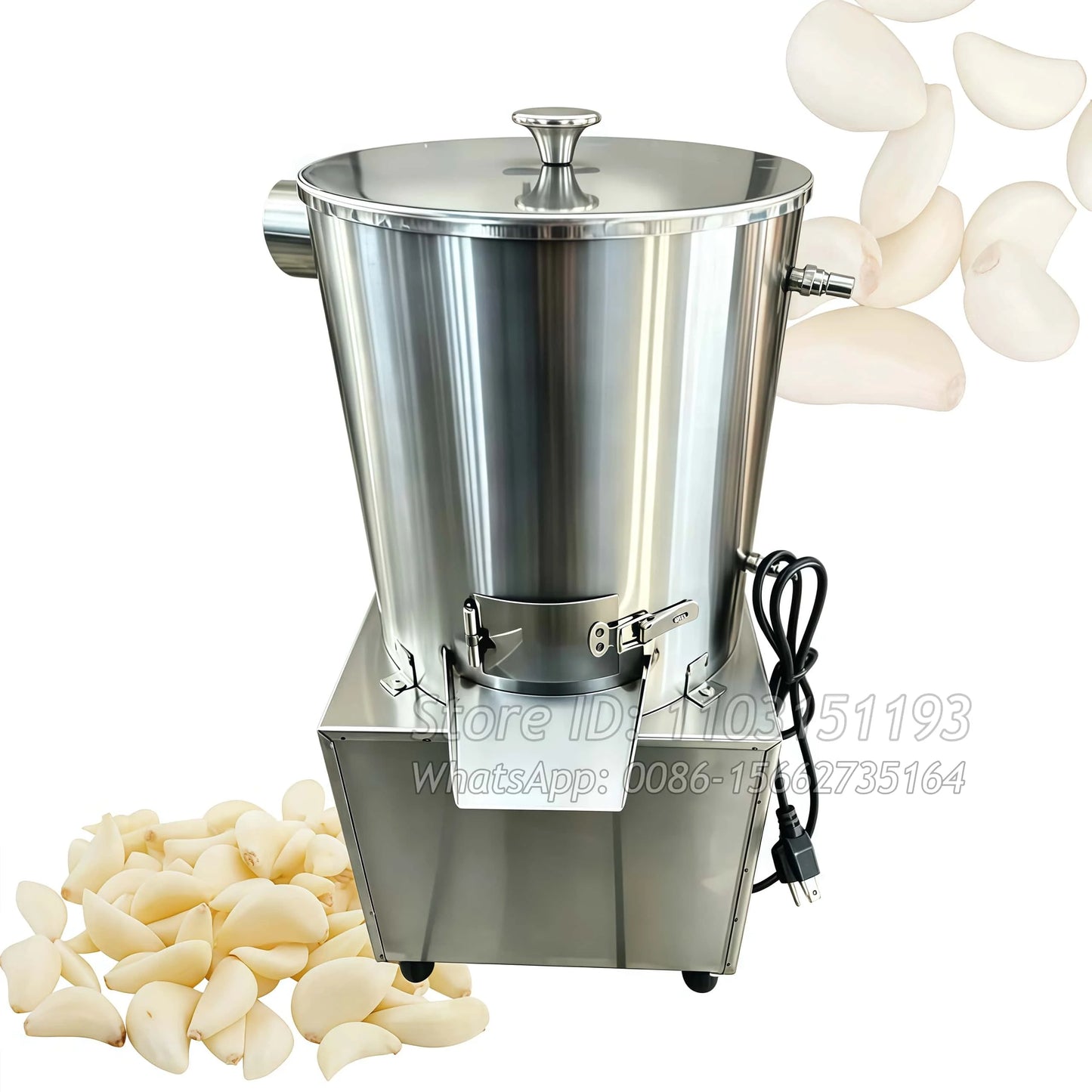 Pneumatic Table-Top Garlic Peeling Separating Machine Garlic Peeler Garlic Skin Removing Machine For Restaurant