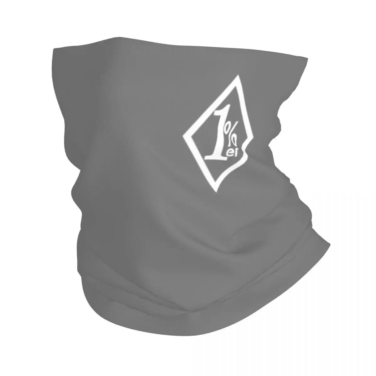 One Percenter 1% Bandana Neck Gaiter Printed Motorcycle Club Biker Mask Scarf Multifunctional Headwear Hiking for Men Women