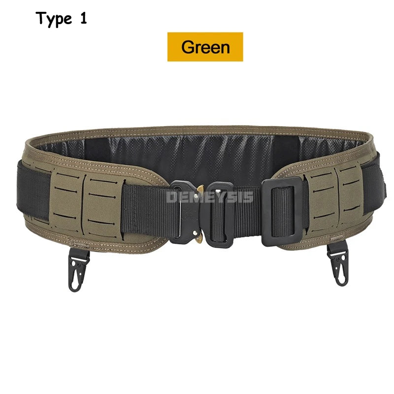 Tactical Padded Belt Airsoft CS Combat Molle Airsoft Belts Duty Paintball Waist Belt War Game Hunting Accessories