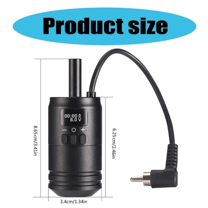 BRAND NEW V6pro Rotary Tattoo machine 2225 Powerful Coreless Motor Adjustable Stroke 3-5mm Tattoo Gun