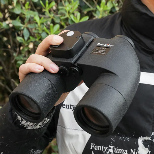 Nautical Binoculars Boshile 10x50 Rangefinder Compass Telescope High Powered Nitrogen Waterproof Coordinates Distance